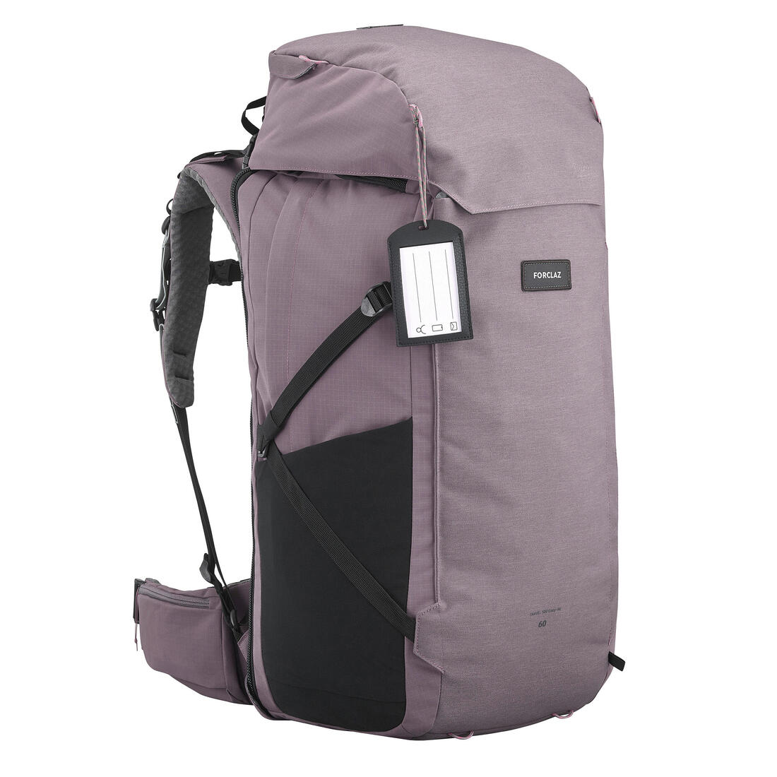 Women's Travel 900 60+6L suitcase-style travel backpack - Brown - Image 12
