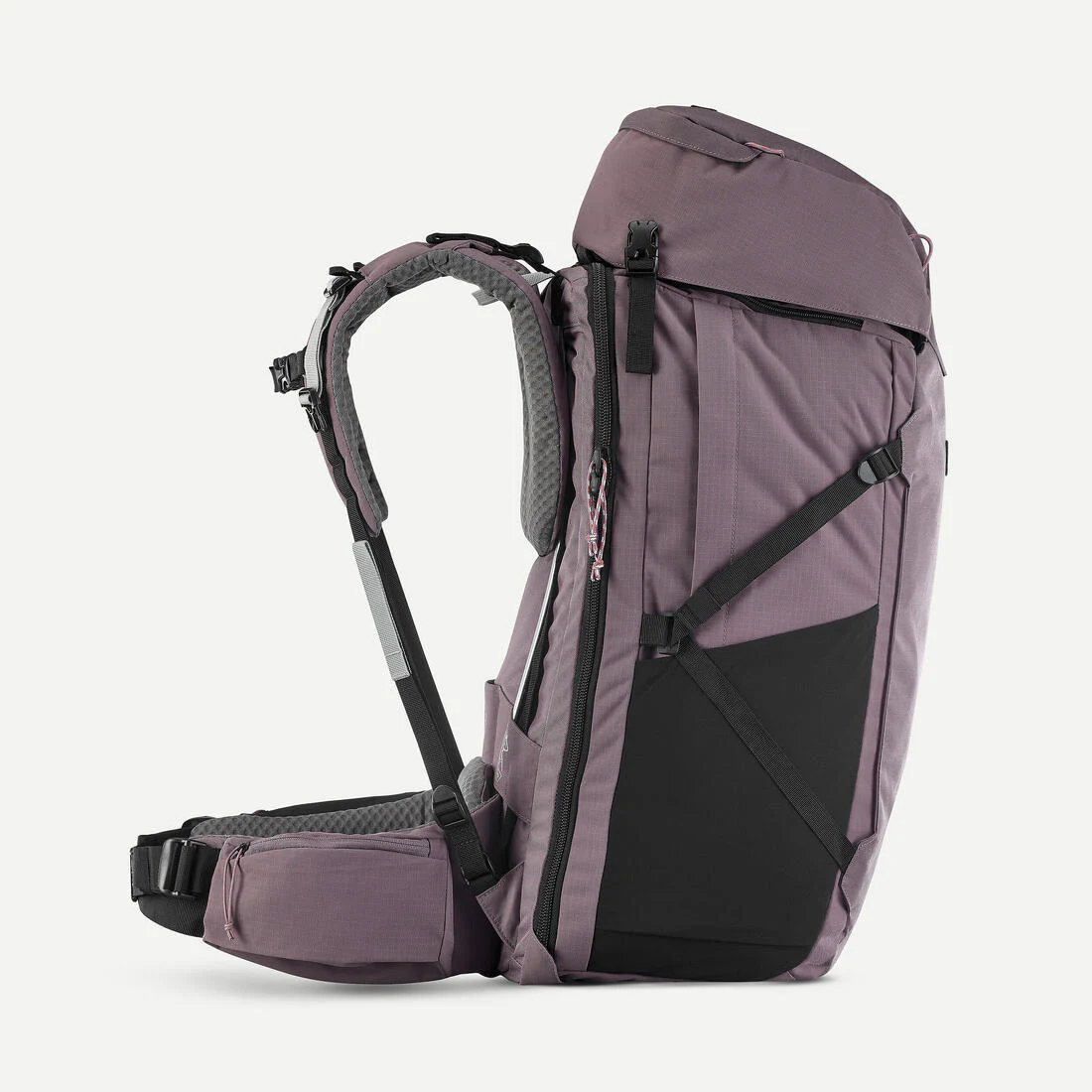 Women's Travel 900 60+6L suitcase-style travel backpack - Brown - Image 6