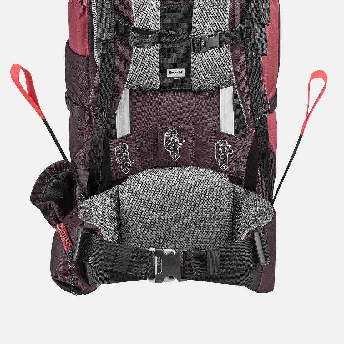 Women's Trekking 50 L Backpack MT100 Easyfit - Image 11