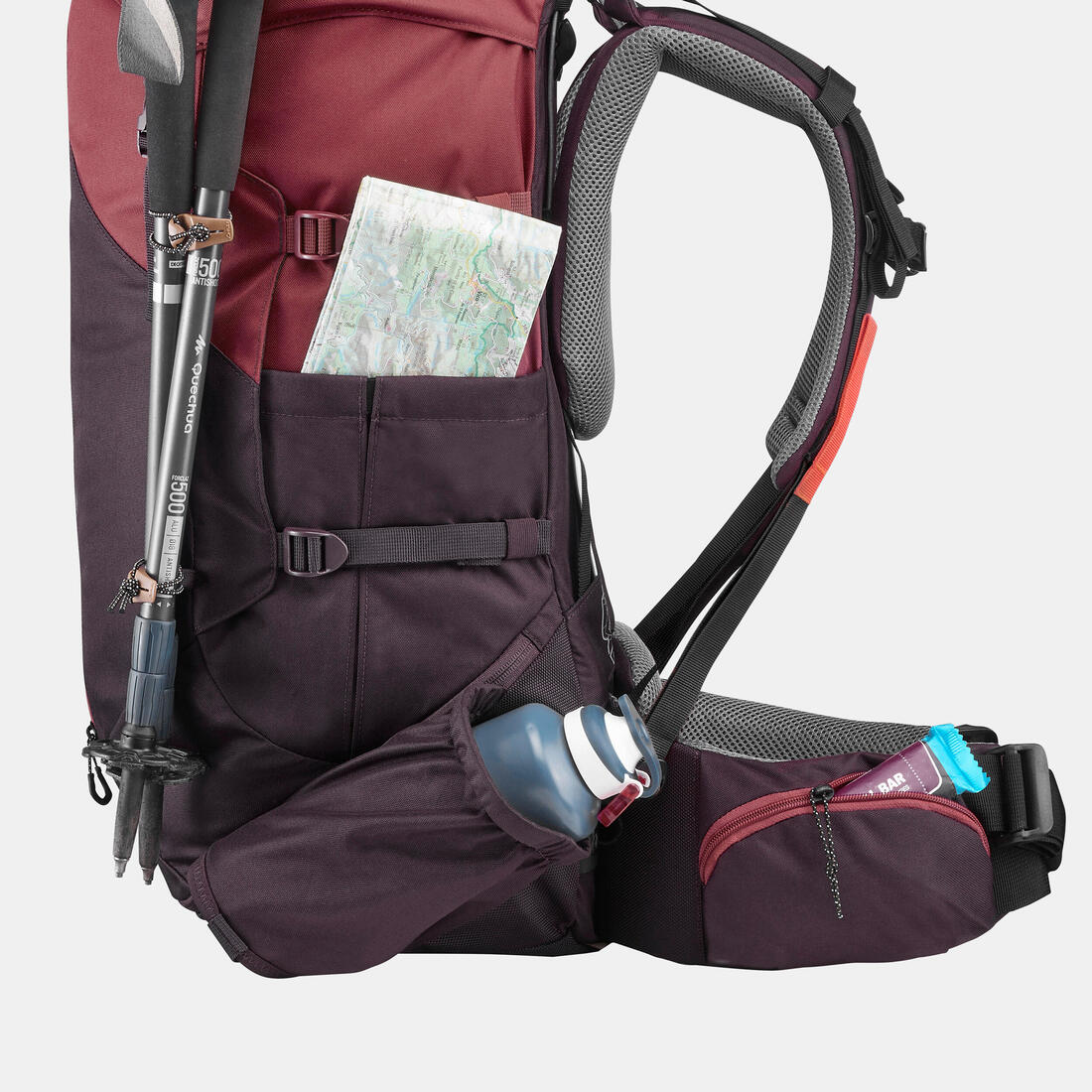 Women's Trekking 50 L Backpack MT100 Easyfit - Image 12