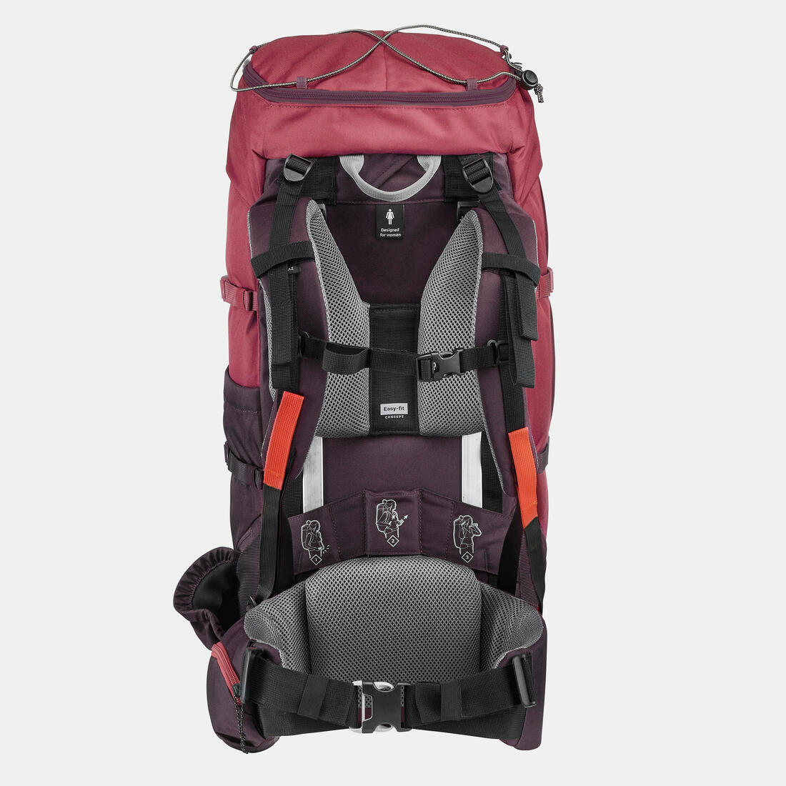Women's Trekking 50 L Backpack MT100 Easyfit - Image 6