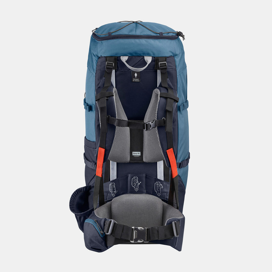 Women's Trekking Backpack 60 L - MT100 EASYFIT - Image 3