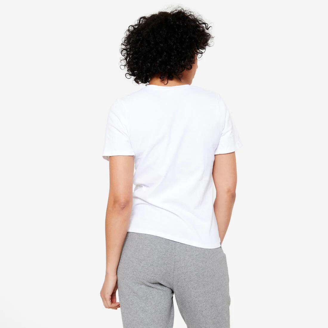 Women's V-Neck Cotton Fitness T-Shirt - Image 14