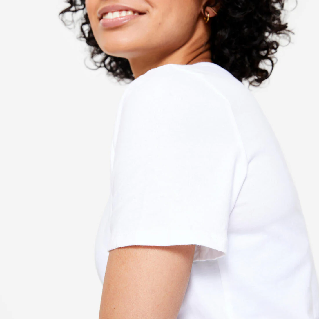 Women's V-Neck Cotton Fitness T-Shirt - Image 18