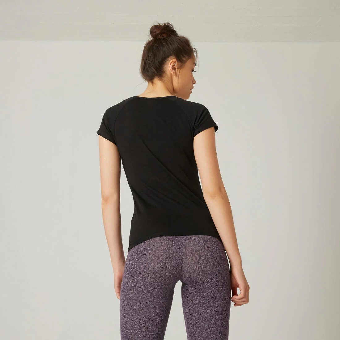 Women's V-Neck Fitness T-Shirt 500 - Ice - Image 13