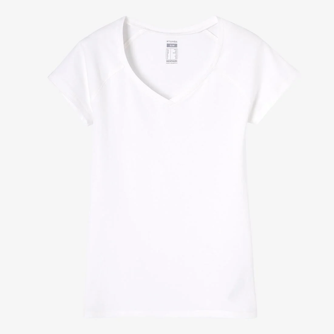 Women's V-Neck Fitness T-Shirt 500 - Ice - Image 16
