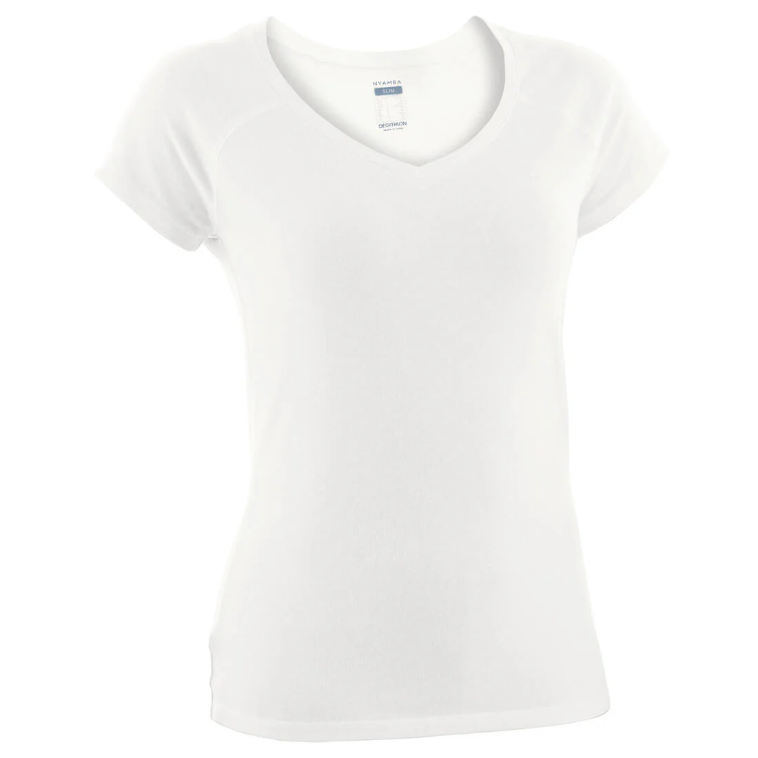 Women's V-Neck Fitness T-Shirt 500 - Ice - Image 19
