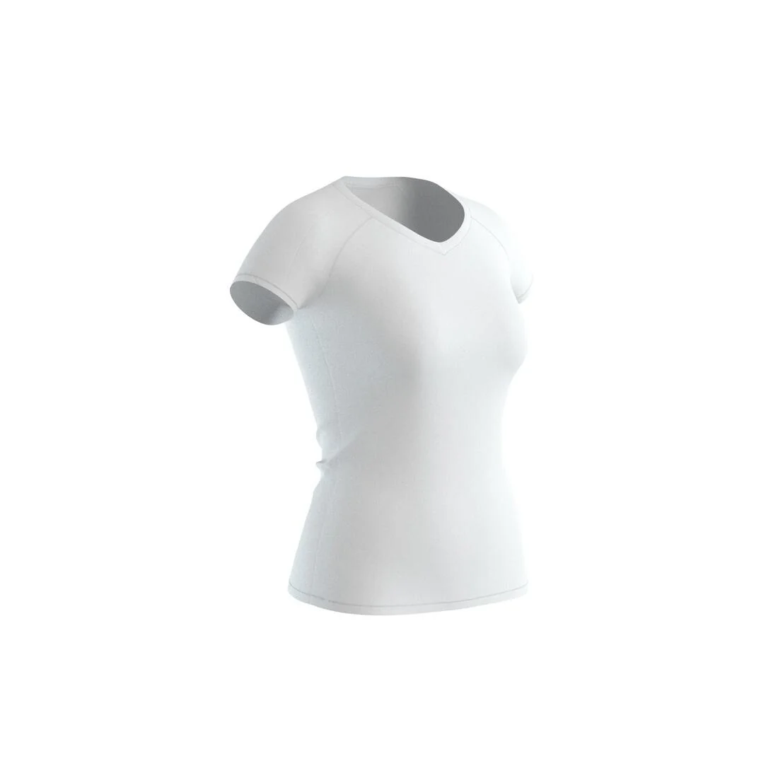 Women's V-Neck Fitness T-Shirt 500 - Ice - Image 29
