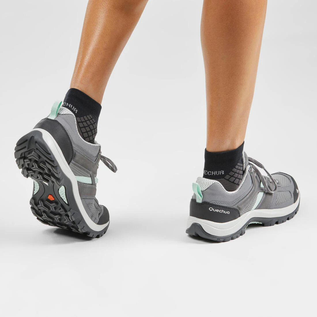 Women's Walking Boots MH100 Grey - Image 3