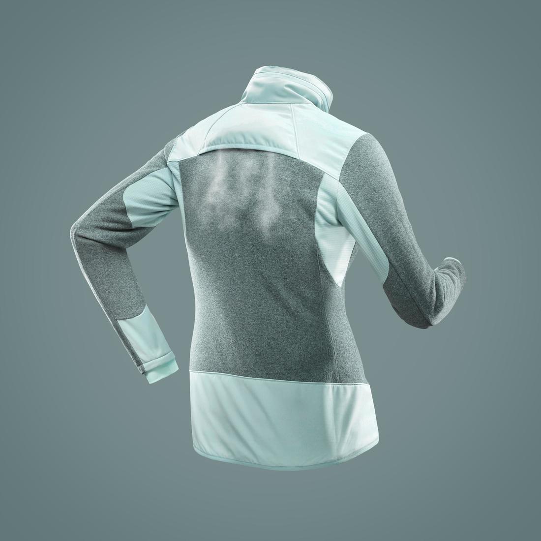 Women's Warm Fleece Hiking Jacket - SH500 X-WARM - Image 4