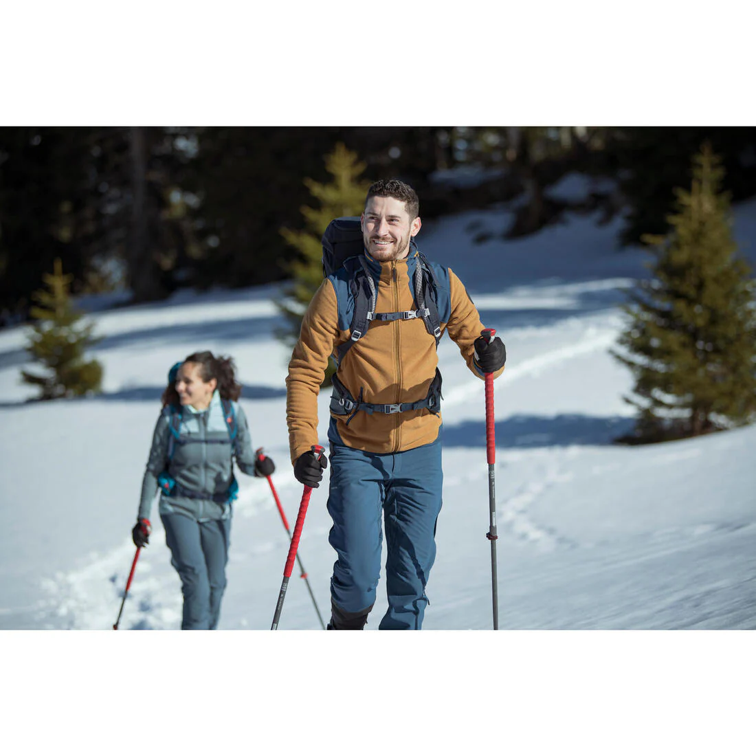 Women's Warm Fleece Hiking Jacket - SH500 X-WARM - Image 9