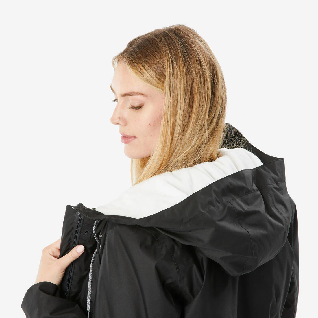 Women’s waterproof hiking jacket -10°C, NH500 - Image 5
