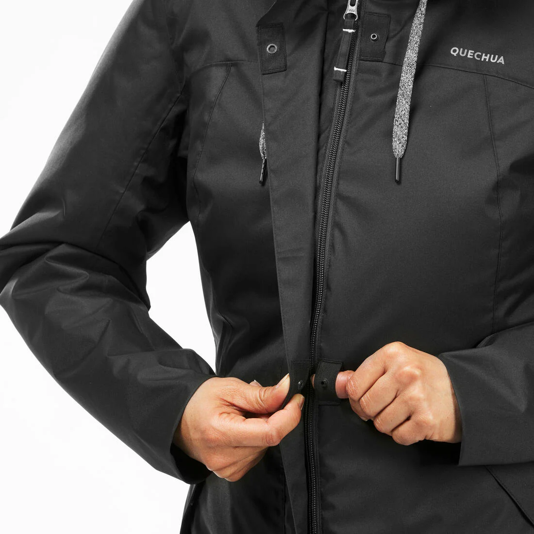 Women’s waterproof hiking jacket -10°C, NH500 - Image 6