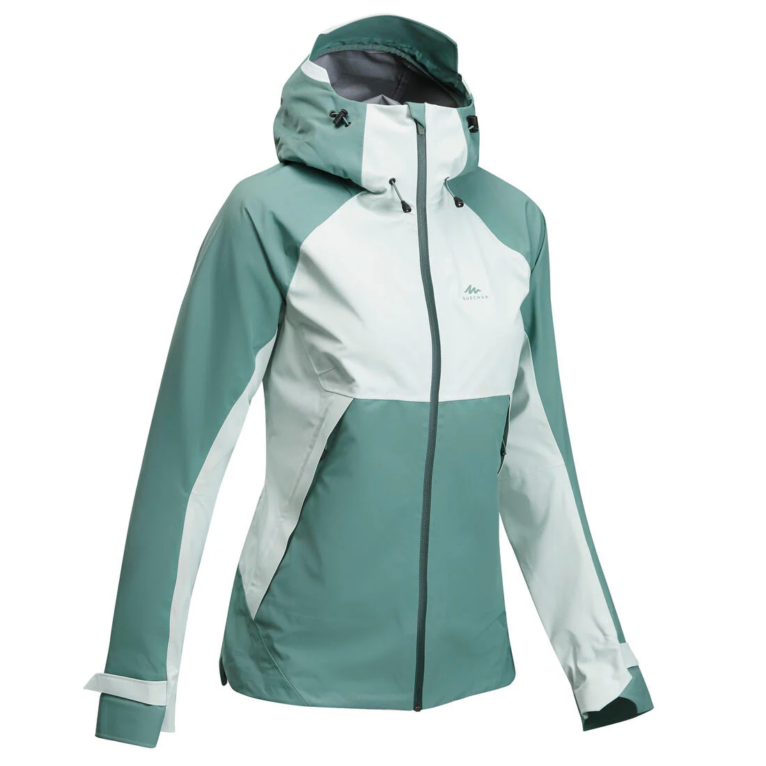 Women’s waterproof hiking jacket, MH500 - Orange & - Image 53