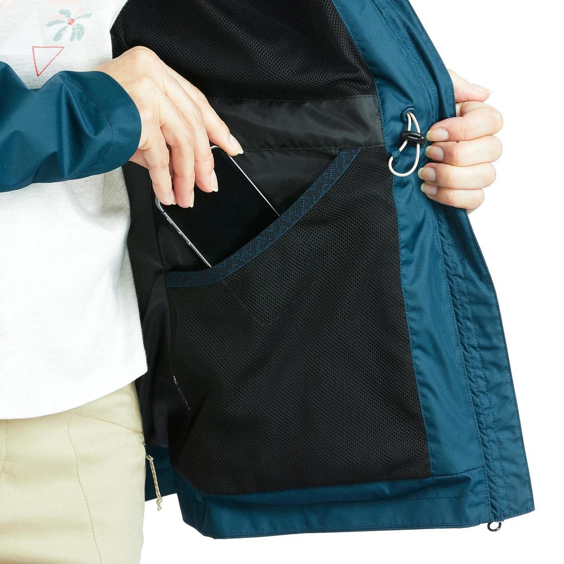 Women’s Waterproof Hiking Jacket NH500 - Image 16