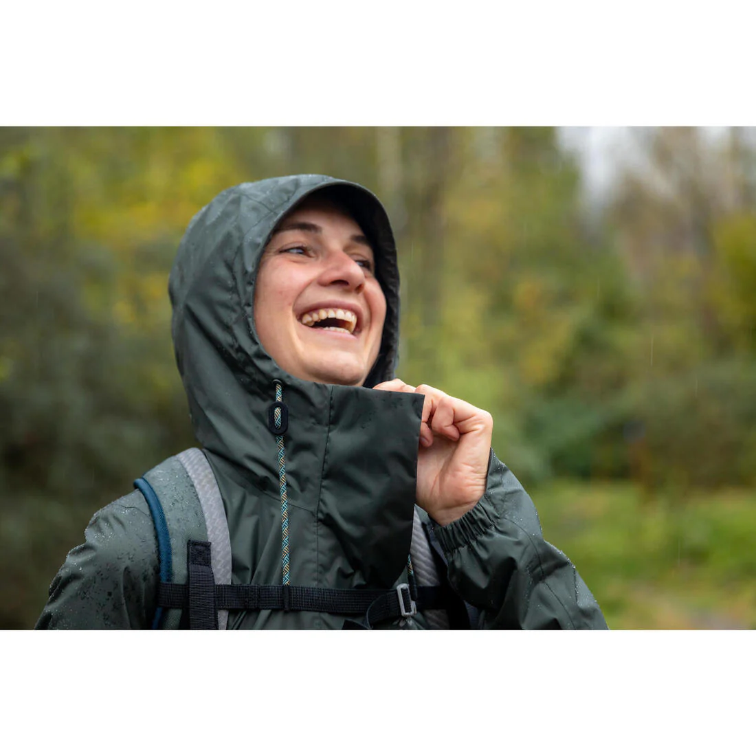 Women’s Waterproof Hiking Jacket NH500 - Image 35