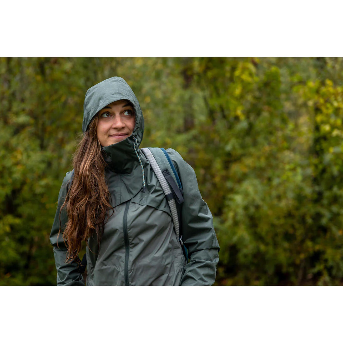 Women’s Waterproof Hiking Jacket NH500 - Image 37
