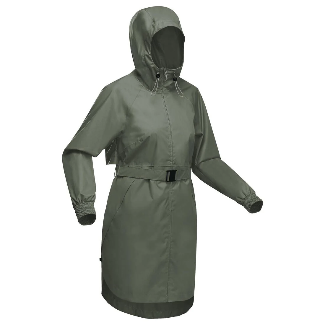 Women’s waterproof hiking jacket, Raincut Long