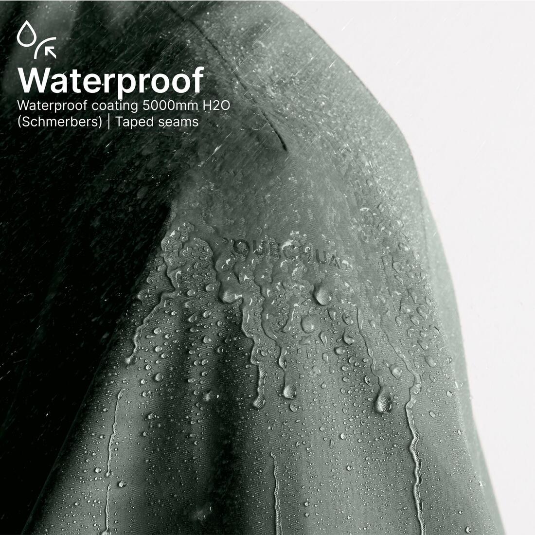 Women’s waterproof hiking jacket, Raincut Long - Image 2