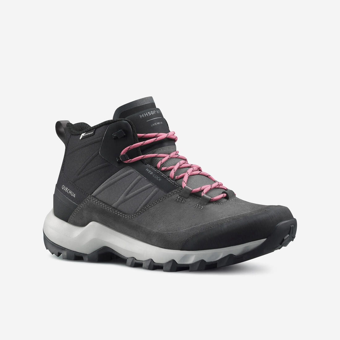 Women’s waterproof mountain hiking boots, MH500