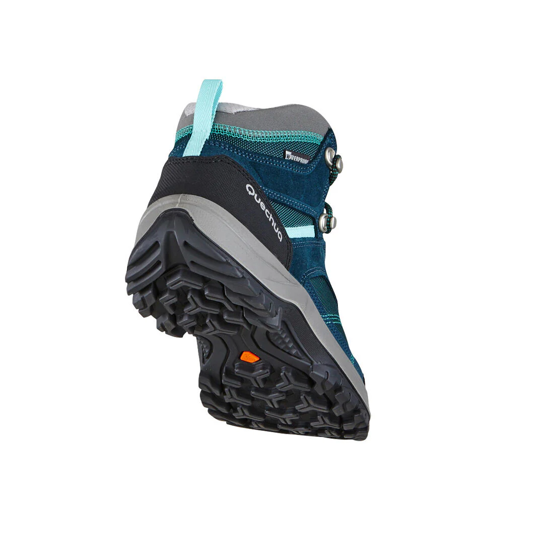 Women’s waterproof mountain walking boots - MH100 Mid - Turquoise - Image 11