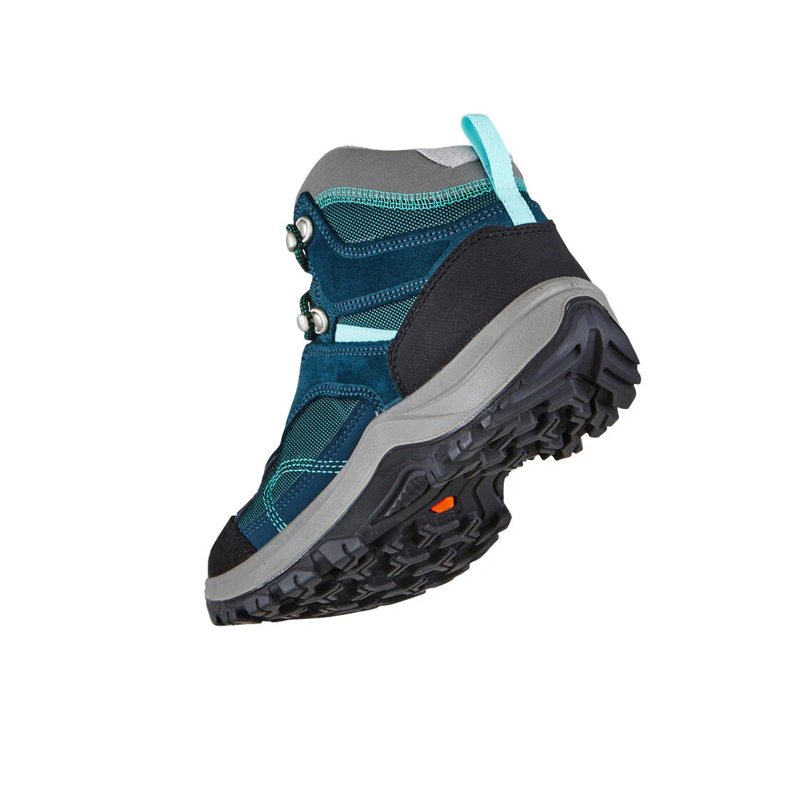 Women’s waterproof mountain walking boots - MH100 Mid - Turquoise - Image 15