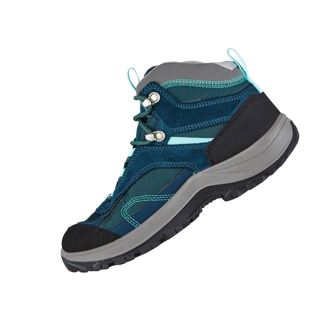 Women’s waterproof mountain walking boots - MH100 Mid - Turquoise - Image 18