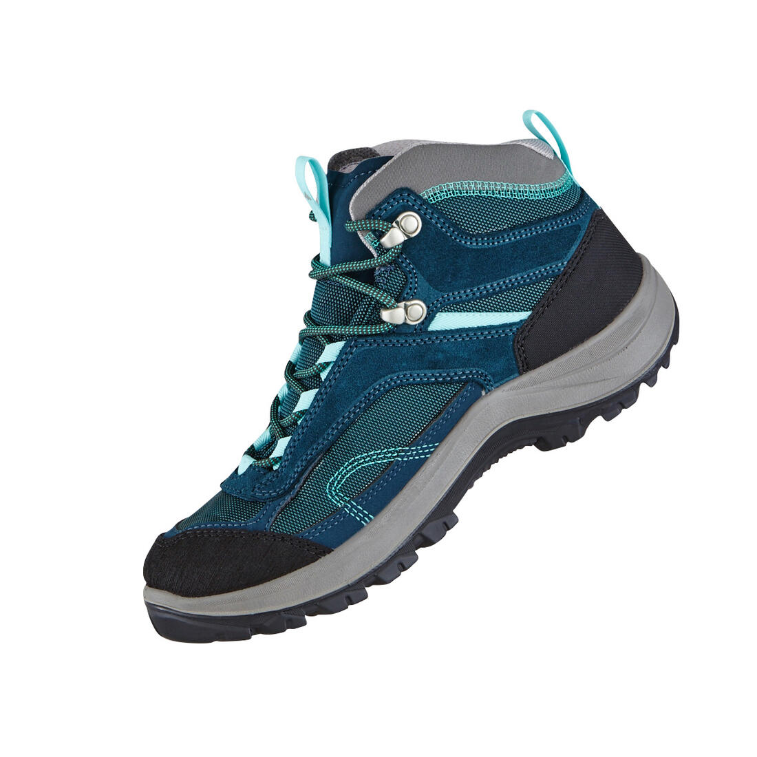 Women’s waterproof mountain walking boots - MH100 Mid - Turquoise - Image 20