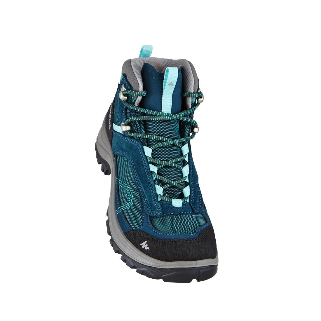 Women’s waterproof mountain walking boots - MH100 Mid - Turquoise - Image 26
