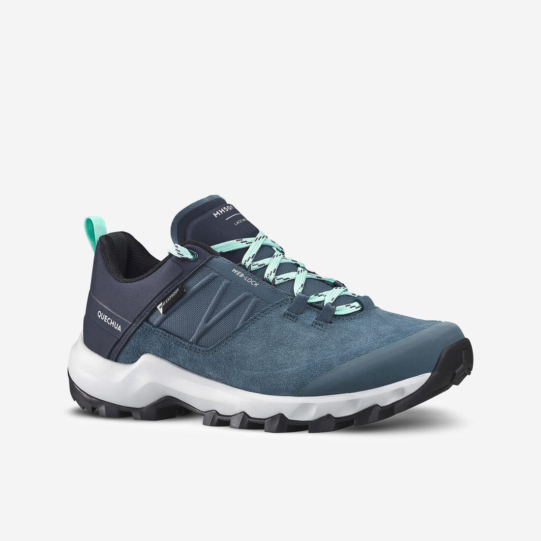 Womenâs Waterproof Mountain Walking Shoes - MH500