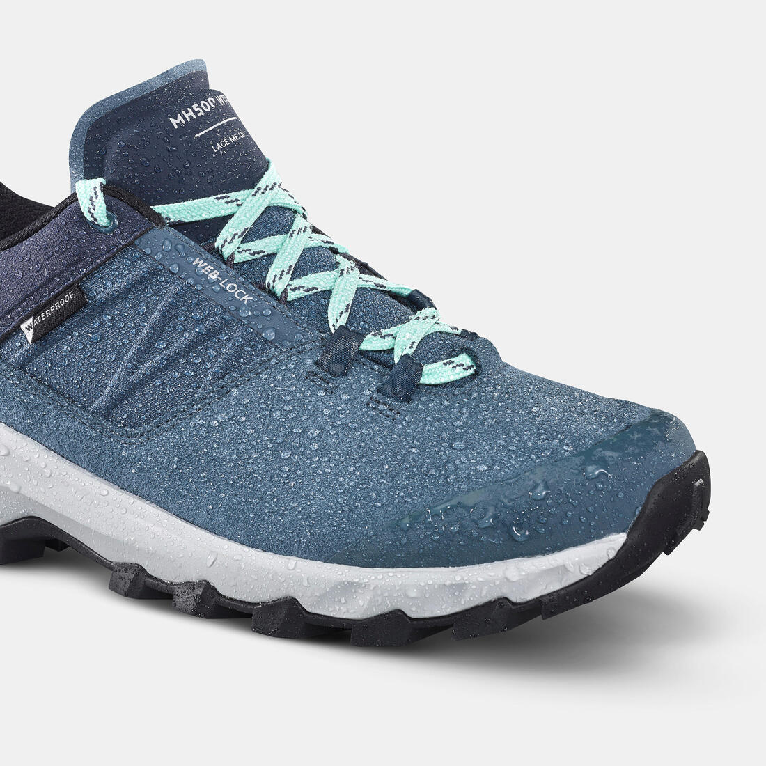 Womenâs Waterproof Mountain Walking Shoes - MH500 - Image 3