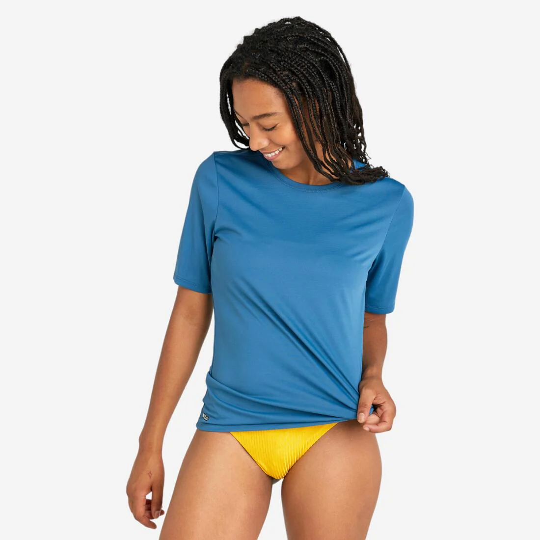 Women’ short-sleeved uv protection t-shirt malo blue