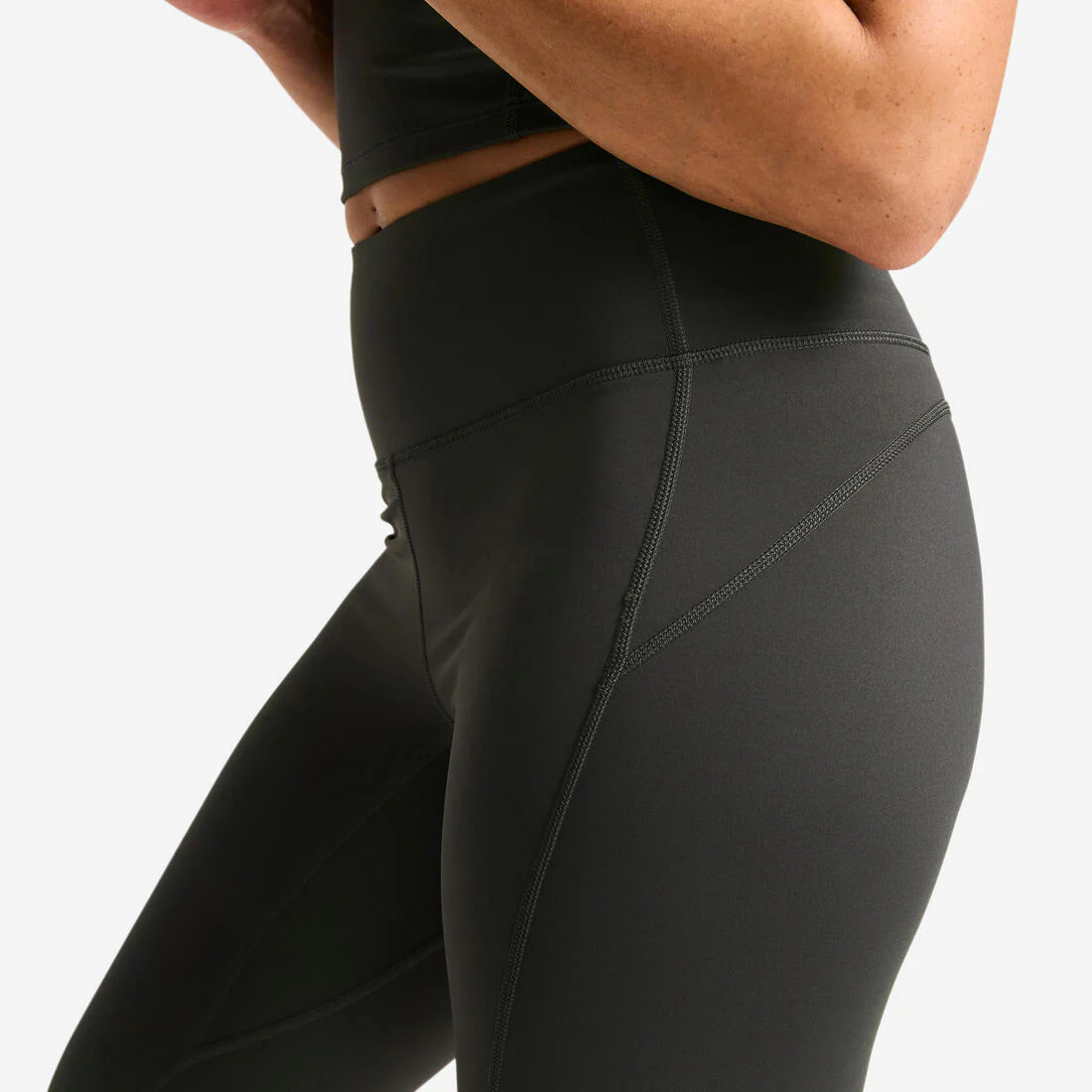 Women's High-Waisted Shaping Sport Leggings - Dark - Image 7