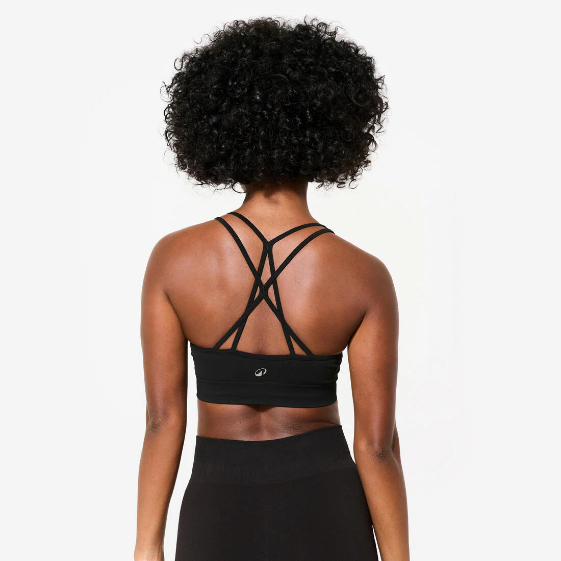 Women's Light Support Sports Bra with Cross-Over Straps - Image 3