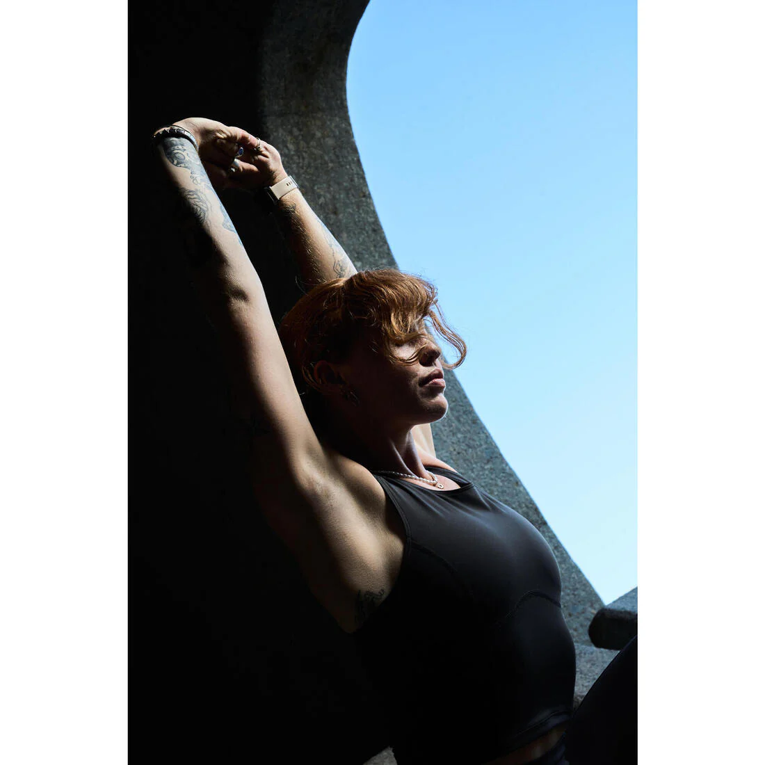 Women's Shaping Cropped Tank Top - Dark - Image 9