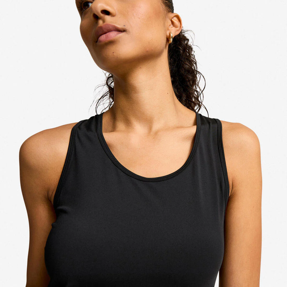 Women's Tank Top Basic - Black - Image 4