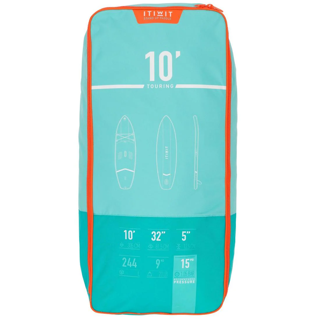 X100 10FT TOURING INFLATABLE STAND-UP PADDLEBOARD - Image 25