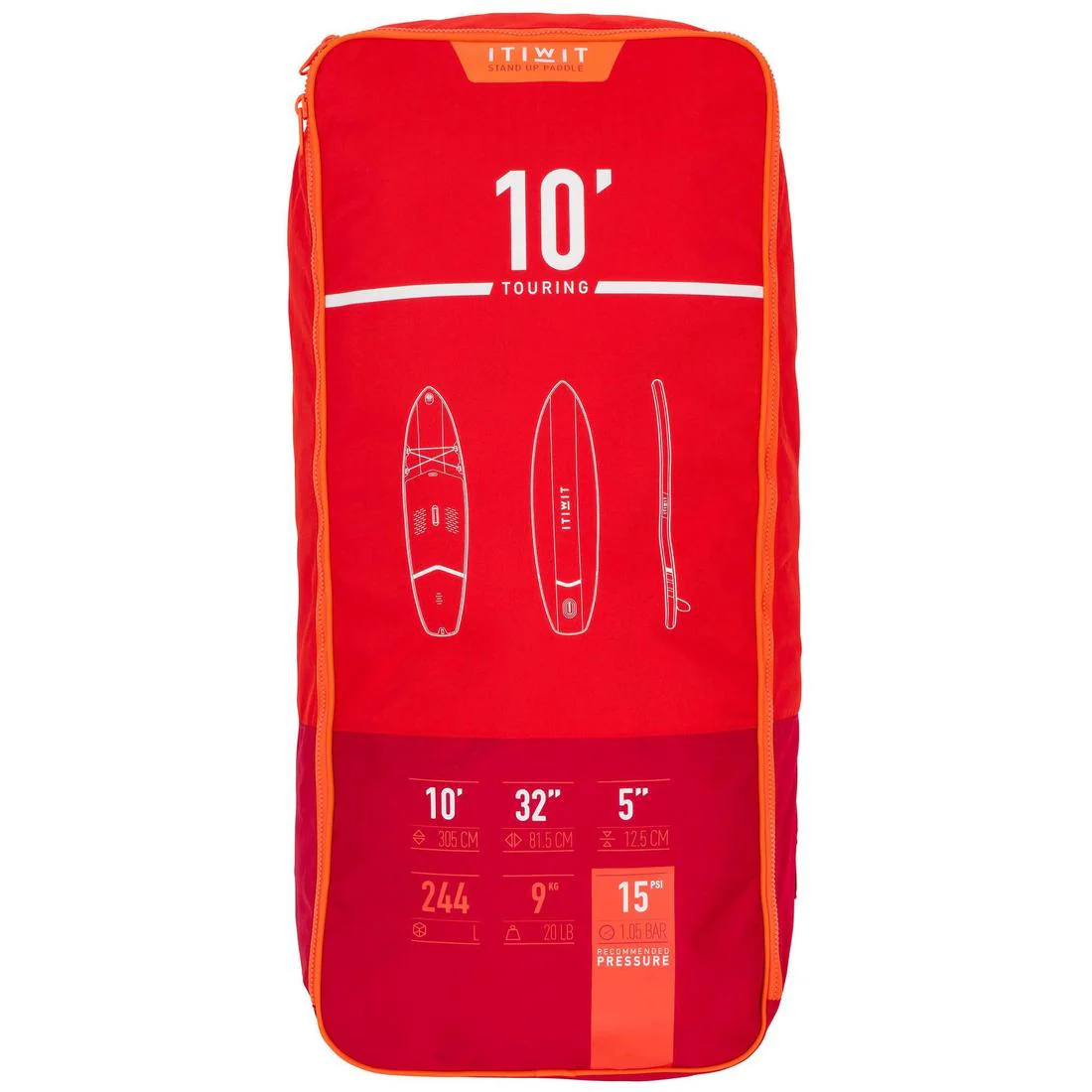X100 10FT TOURING INFLATABLE STAND-UP PADDLEBOARD - Image 29