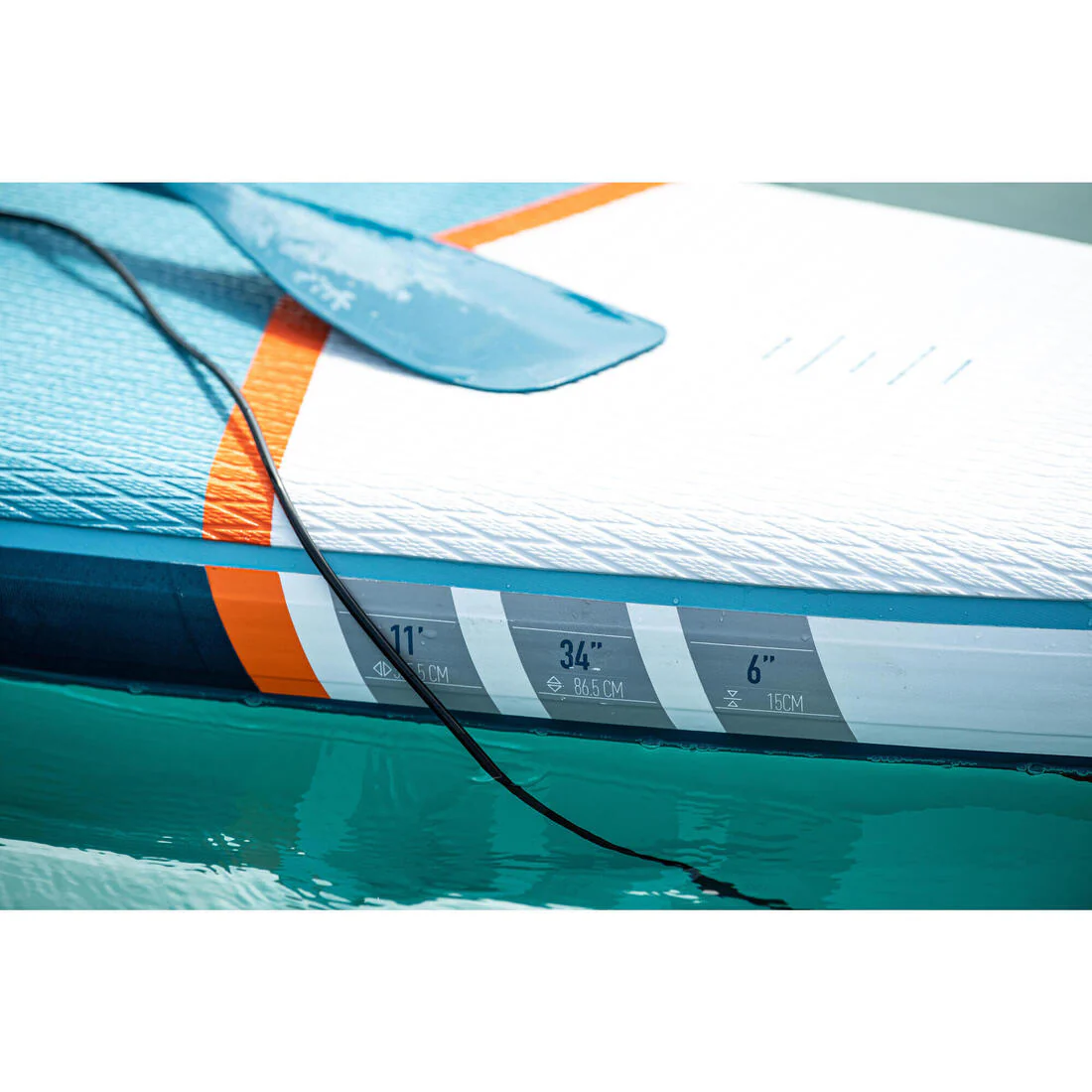 X100 11FT TOURING INFLATABLE STAND-UP PADDLEBOARD - BLUE - Image 3