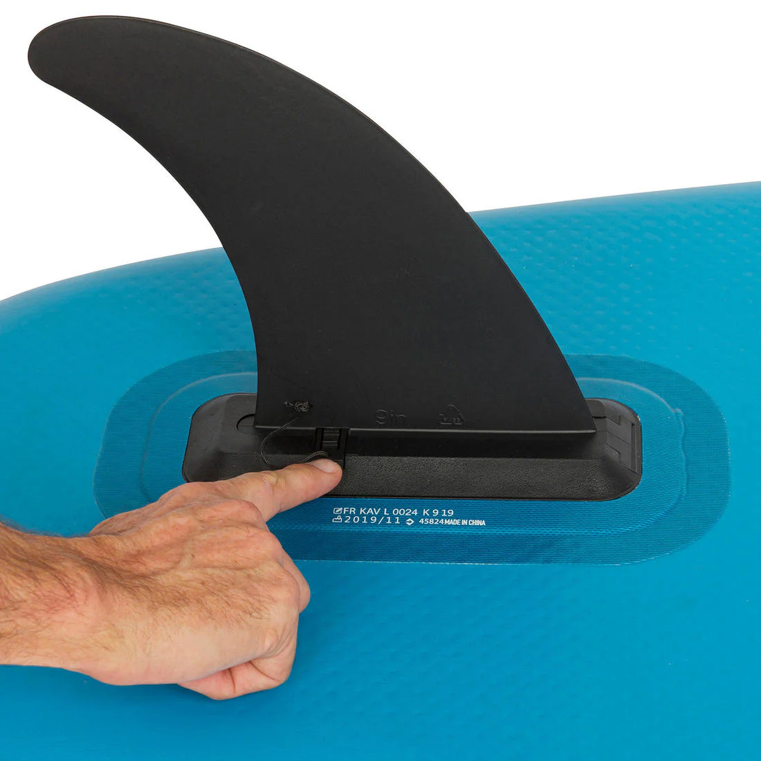 X100 9FT TOURING INFLATABLE STAND-UP PADDLEBOARD - BLUE / ORANGE - Image 14