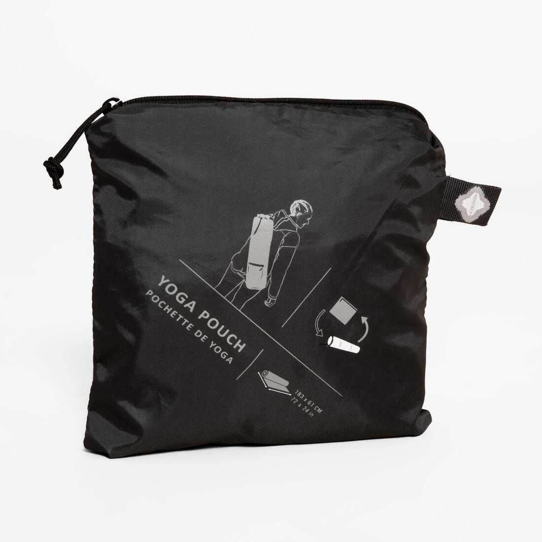 Yoga Mat Cover 18 L - Dark Grey - Image 3